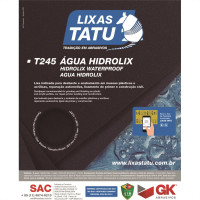 Lixa Dagua Tatu 180 Hidrolix T24501800050 - Kit C/50 