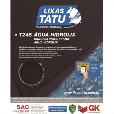 Lixa Dagua Tatu 240 Hidrolix T24502400050 - Kit C/50 