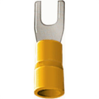 Pre-Isolado Crimper Forquilha 4/6 Amarelo M 3 Tpf23-3  100pcs Fr2491