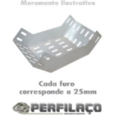 Curva Eletrocalha Perfilaco Vertical Interna 90Â° 75 X 50 E1260