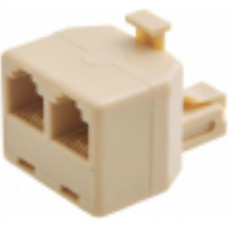 Divisor Femea Dupla Para Plug Rj11 874 - Kit C/10 