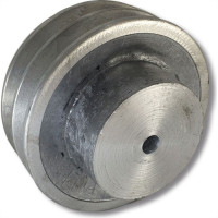 Polia Aluminio Mademil ''A'' 1 Canal 2.3/8''/60 Pal60A1