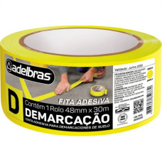 Fita Demarcacao Solo Adelbras 48X30M Amarela 