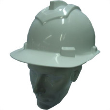 Capacete Com Carneira Ledan Plastico Branco 2530