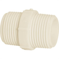 Niple Branco Amanco Rosca/Rosca 1'' X 1'' 10200/11756 - Kit C/24 