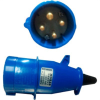 Pino 3 Polos+Terra Steck 220V 16A Azul N4079