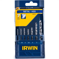 Broca Aco Rapido Irwin 2,0 A 6,0Mm Kit Com 7 Pecas 