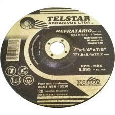 Disco Desbaste Telstar Concreto 7'' 302303 - Kit C/5 