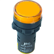 Sinaleiro Jng ''Led'' Plastico Ad16-22 220V Laranja 52072 - Kit C/10 