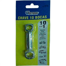 Chave Para Bicicleta Western Com 10 Bocas B-10