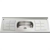 Pia Inox Ghel Plus 1,20M Para Cozinha 10.01.03401