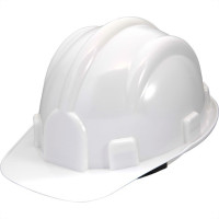 Capacete Com Carneira Prosafety Plastico Branco Wps0872