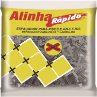 Espacador Juntalider Alinha Rapida 1Mm 100Pecas 