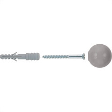 Batedor Porta Fischer Bola Cinza Com 15 Pecas 600371