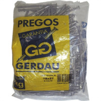 Prego Gerdau Com Cabeca Dupla  18X27 (3,40X62mm) 1Kg 