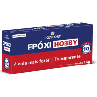 Adesivo Epoxi Liquido Polyfort 10 Minutos 16G Pulvitec Ea015 - Kit C/6 