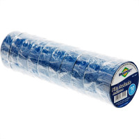 Fita Isolante Brasfort 10M X 19Mm Azul 8647 - Kit C/10 