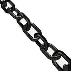 Corrente Pvc Caiado 15X25M Preta 