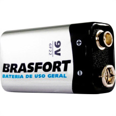 Pilha Brasfort Bateria 09V Com 1Peca 6312