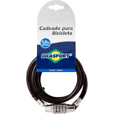 Cadeado Bicicleta Brasfort Com Segredo 08Mmx1M 7017