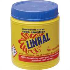 Soda Caustica Escama 500G Linhal Pote 28130 - Kit C/6 