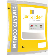 Cimento Comum Cinza Juntalider 5Kg 0101/ - Kit C/6 