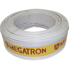 Fio Coaxial Megatron 06 Branco 67% 100M 1447