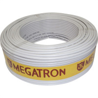 Fio Coaxial Megatron 59 Branco 67% 100M 1440