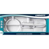 Acessorio Wc Lorenzetti Fortti Branco Kit Com 5 Pecas 