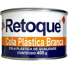 Massa Plastica Retoque 400G Branca 18 - Kit C/12 