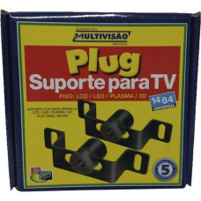 Suporte Tv Multivisao 14/84 Fixo Plug-Led-Pr