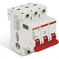 Disjuntor Steck Din Tripolar 32A Sd63 C Sdd63C32