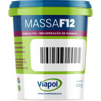 Massa Madeira F12 Viapol Castanho 400G V0210677