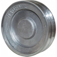 Polia Aluminio Mademil ''A'' 2 Canais 2.3/8''/60 Pal60A2