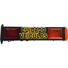 Sinalizador Garagem Techna Plastico Preto Led C/Bip Si-004