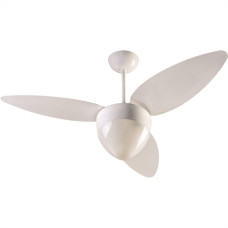 Ventilador Teto Ventisol Aires Branco Com Lustre 220V 130W 383