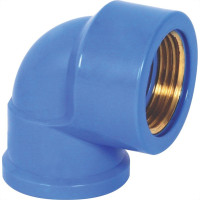 Cotovelo Azul Krona Liso Rosca 32Mm X 3/4'' 500 - Kit C/10 