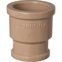 Luva Marrom Krona Liso Liso Reducao 60Mm X50Mm 587 - Kit C/10 