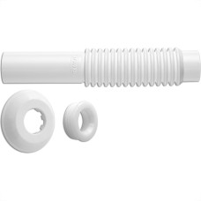 Tubo Ligacao Blukit Flexivel Ajustavel Branco 290403-412