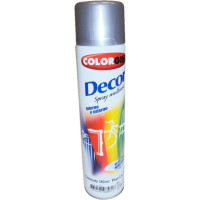 Tinta Spray Colorgin Decor Aluminio 360Ml 8581