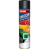 Tinta Spray Colorgin Decor Cinza 360Ml 8651