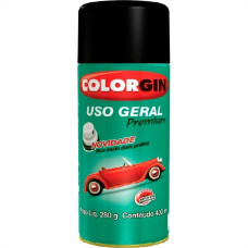 Tinta Spray Colorgin Uso Geral Preto 400Ml 52001