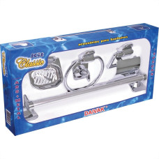Acessorio Wc Daivak Abs+Metal Cromado 5 Pecas Com Ventosa 504