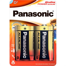 Pilha Panasonic Alcalina Grande Cartela 2 Pecas Lr20Xab/2B