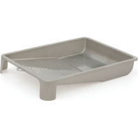 Bandeja De Plastico Roma 23Cm Cinza 4 2123