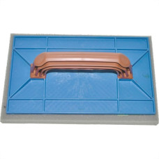 Desempenadeira Pvc Zumplast 12X22 Com Espuma Azul 2274