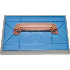 Desempenadeira Pvc Zumplast 17X30 Com Espuma Azul 2269