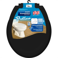 Assento Sanitario Herc ''Economico'' Preto 182