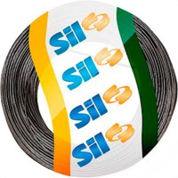 Fio Solido Sil 6,0Mm Preto 100M 