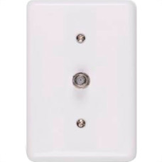 Conjunto Ilumi 4X2 Branco Com Placa(1Tomada Coaxial) 2553